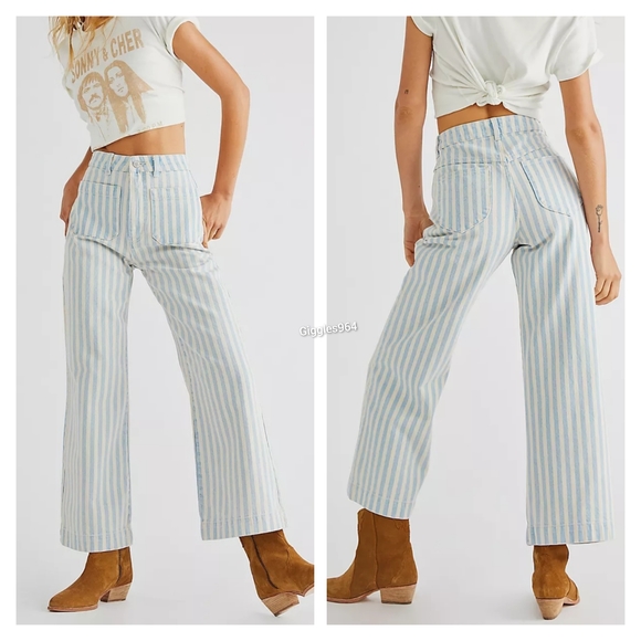 ROLLA'S Denim - Rolla's Sailor Pants Jeans Sky Striped